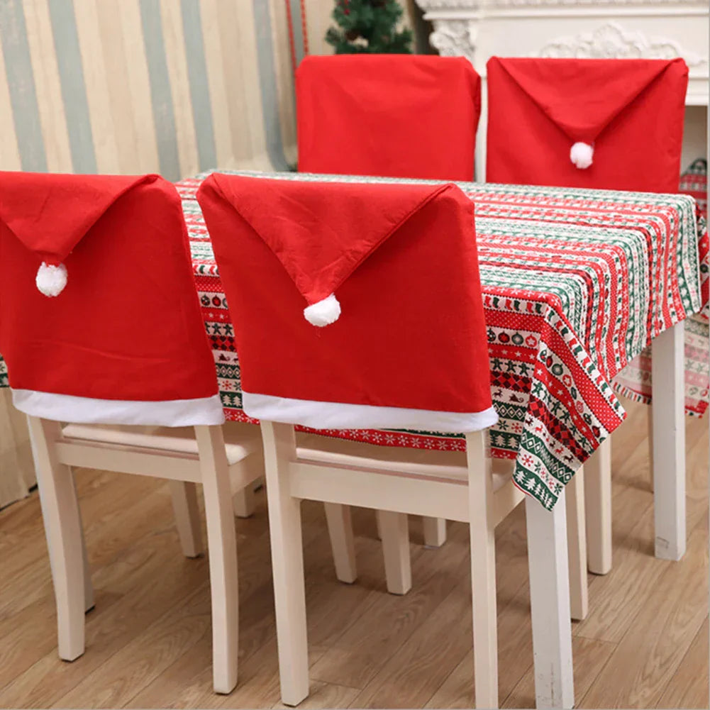 Festive Christmas Cover Chair Covers - for a Sparkling Table Setting