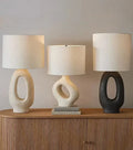 NatureLicht - Elegant Table Lamp Whiteh Wabi-Sabi Design