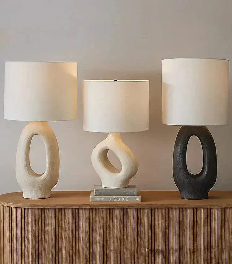 NatureLicht - Elegant Table Lamp with Wabi-Sabi Design