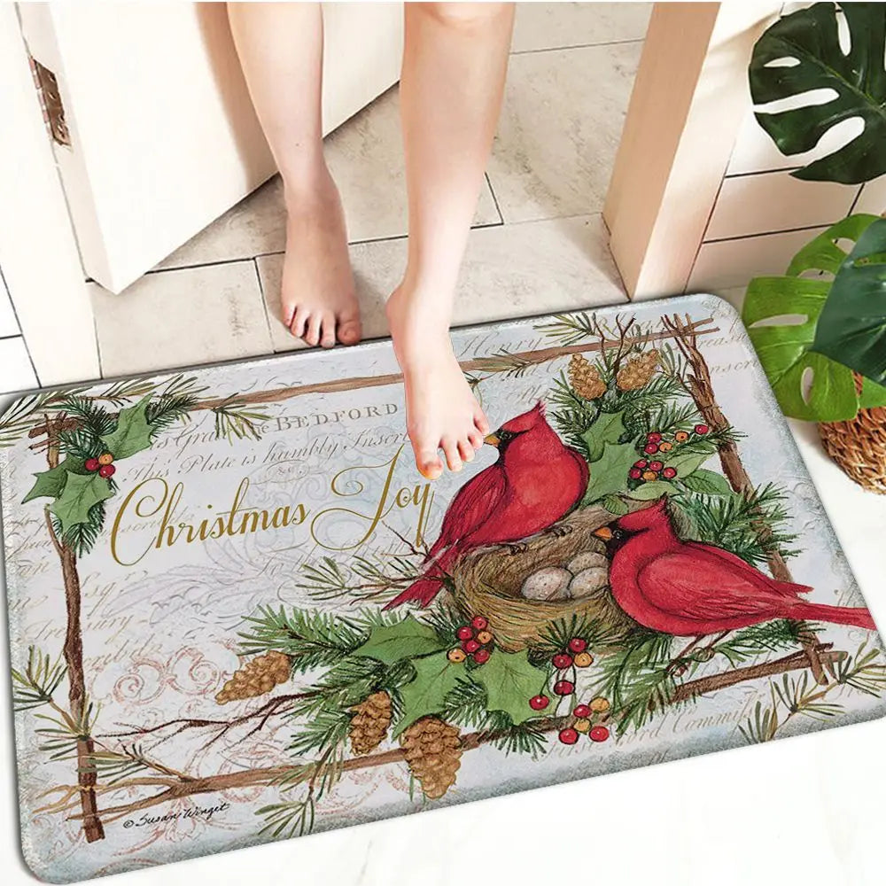 FestiveWelcome – Luxury Christmas Doormat for Your Doorstep