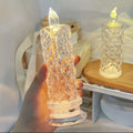 EnchantingGlow Candle Table Lamp - Flameless LED Mood Lights