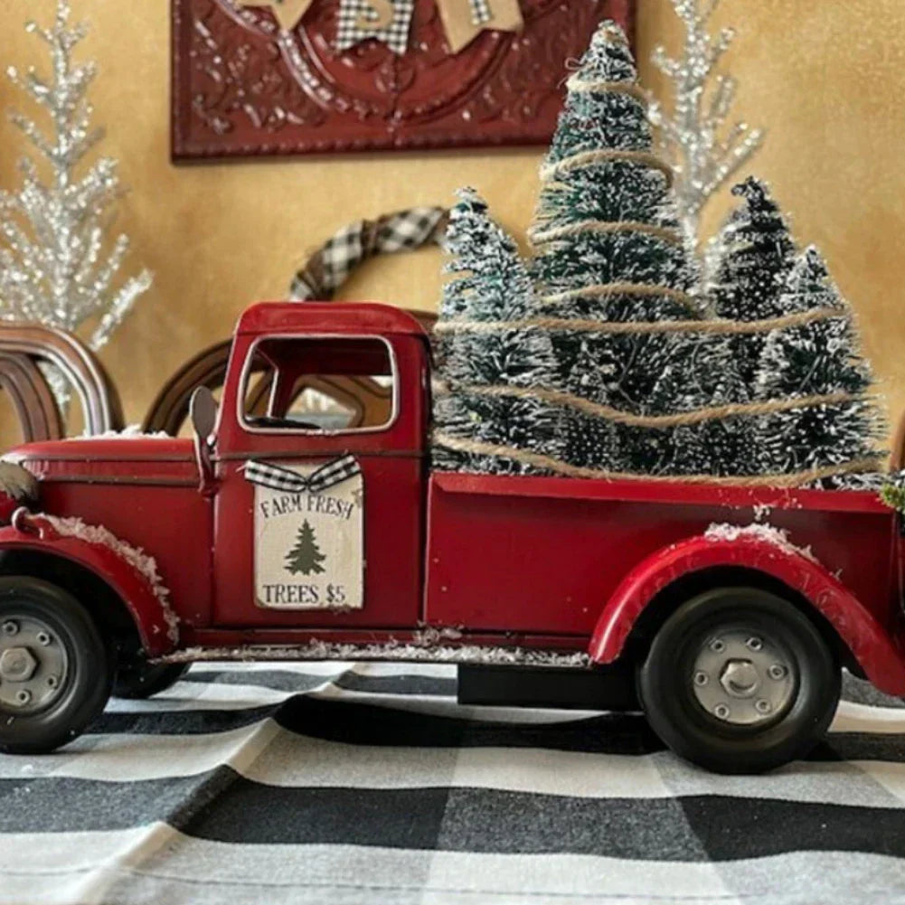 Retro Truck Christmas Ornament - Charming Vintage Christmas Decoration
