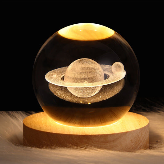 Crystal Light Ball – Enchanting Glass Ambient Light for Home