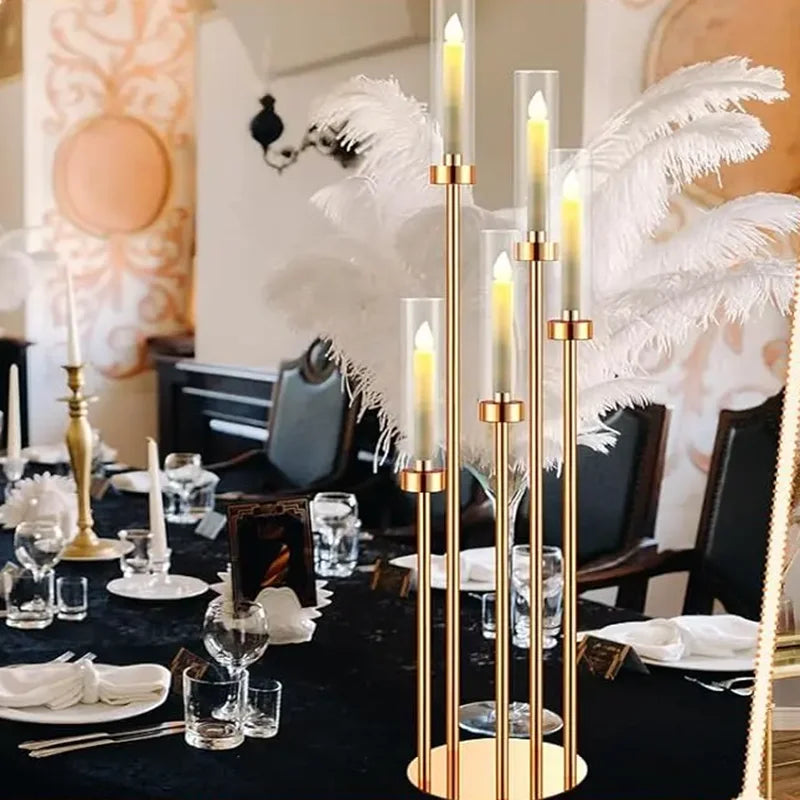 EleganteCandle – Luxury Candle Holder with Acrylic Accent