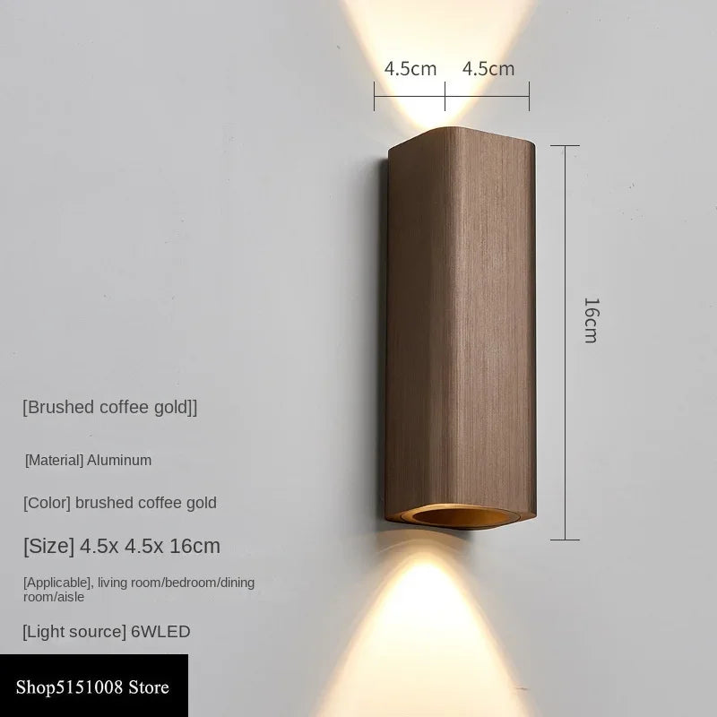 GlowLuxe - Stylish LED Wall Lamp for Bedroom