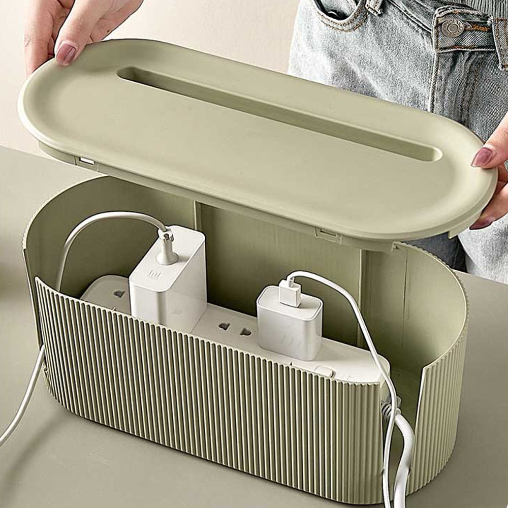 StorageMaster Box - Stylish Organizer for Cables and Adapters