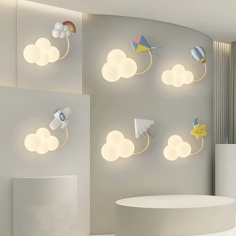 Cartoon Airplane Light – Playful Wall Lamp for the Nursery