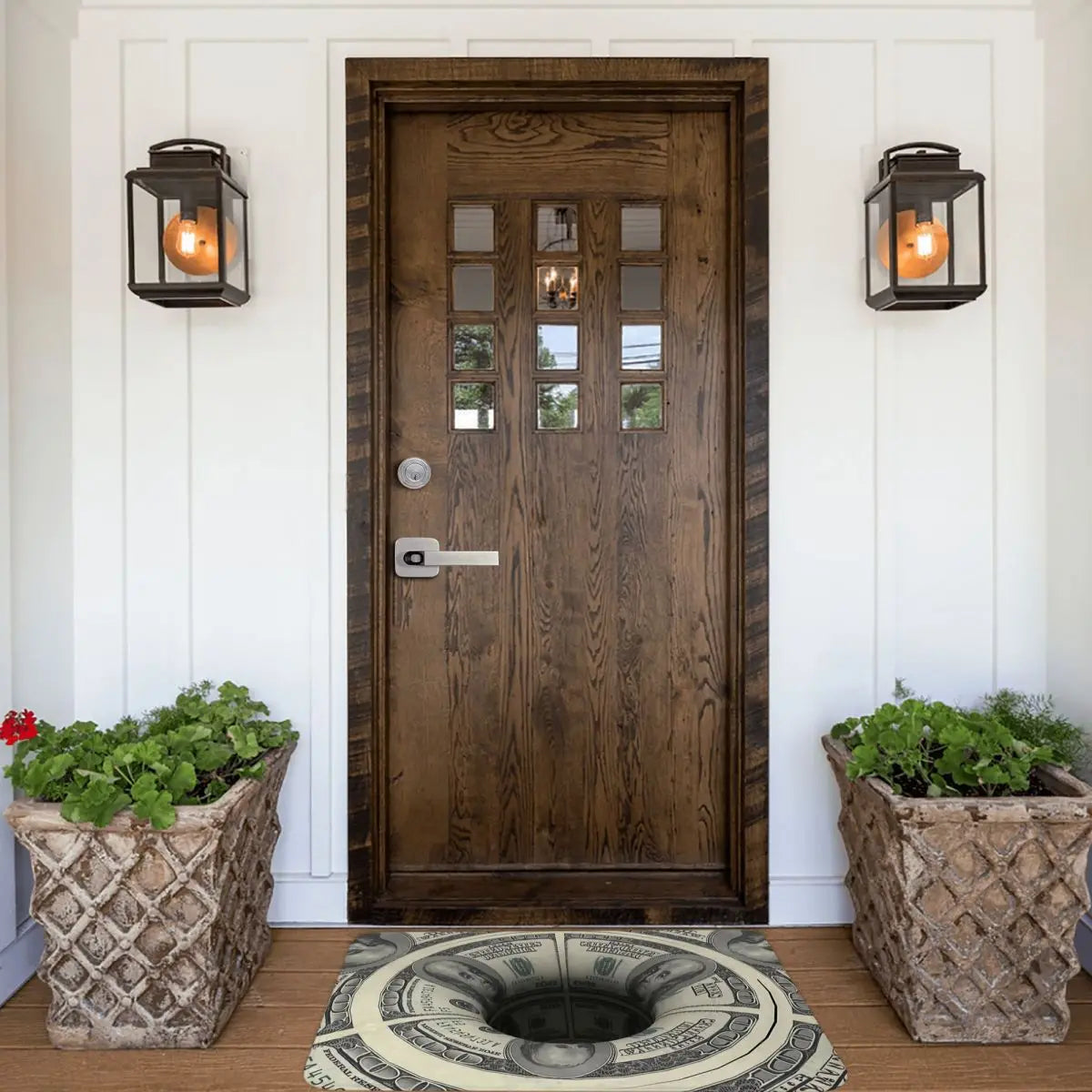 EcoMat – Green Fiat Dollar Doormat for Access