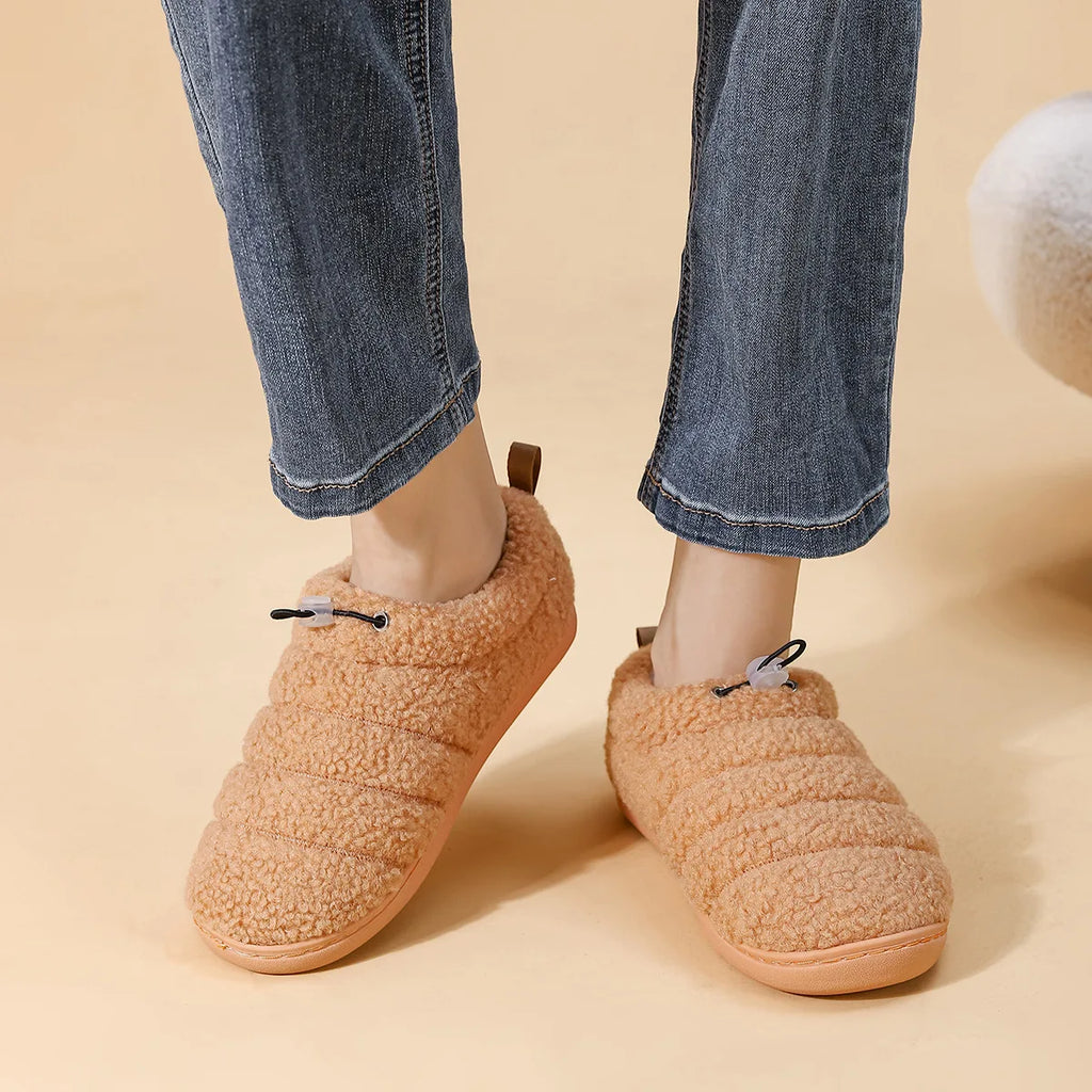CloudWalk Slippers - Stylish Plush Non-Slip Slippers for Ultimate Winter Comfort