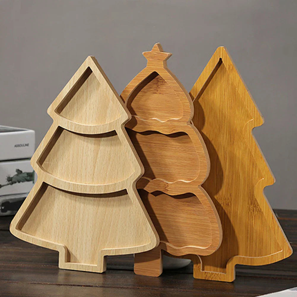 FestiveTree Board - Unique Wooden Serving Board for Holidays