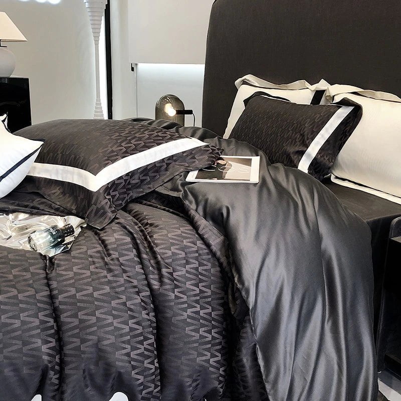 Obscur Rhythm – Luxury Egyptian Cotton Duvet Cover Set