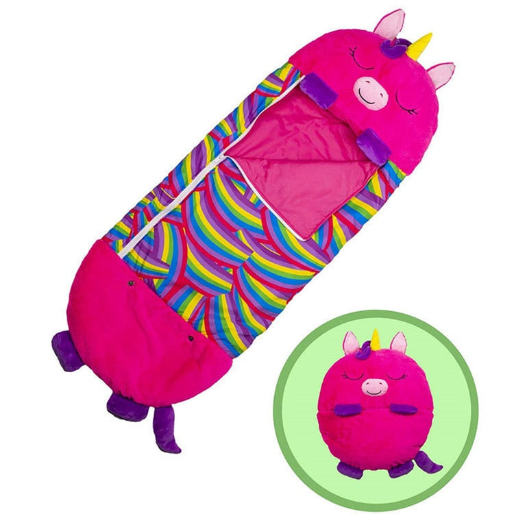 DreamNest Kids' Sleeping Bag - Stylish Children's Sleeping Bag with Pillow for Every Adventure