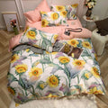 Dainty Sunflower - Luxury Egyptian Cotton Duvet Cover