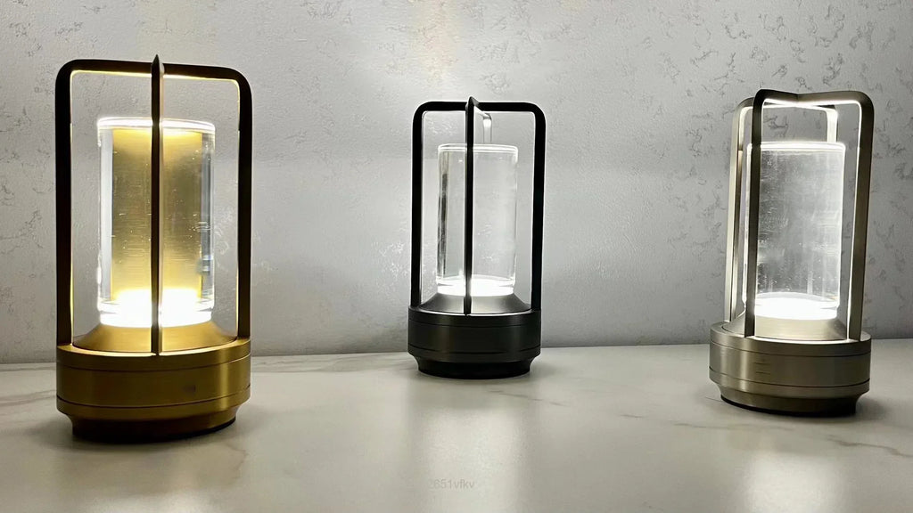 Rechargeable Cordless LuxeGlow Table Lamp - Elegant Cordless Lamp for Every Mood