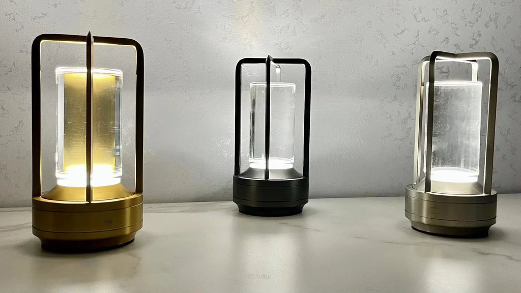LumenAura - Elegant Wireless Lighting for Indoor and Outdoor Use