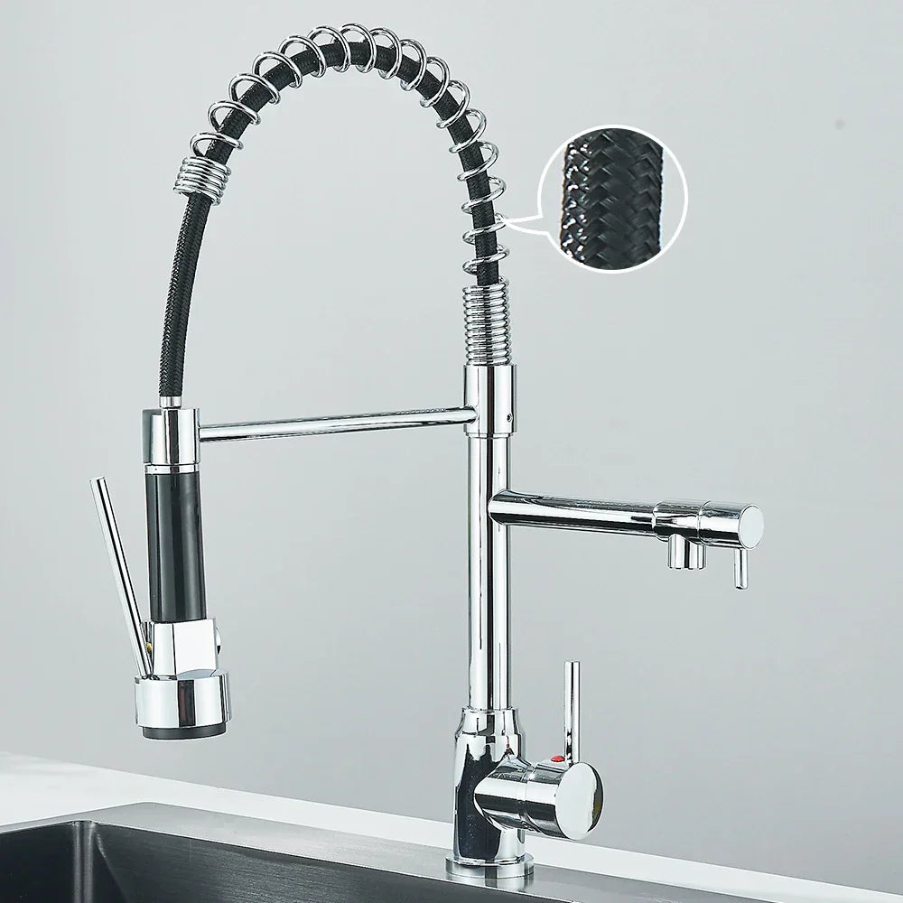 FlexiSpray Faucet - Modern Flexible Kitchen Mixer Tap