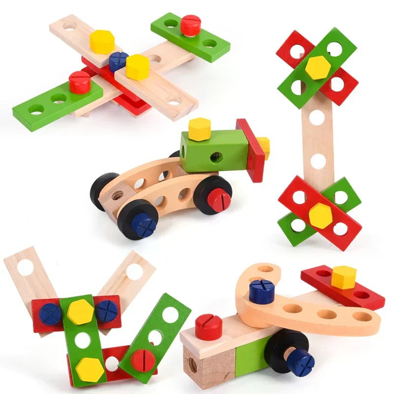 BuilderCraft Set – Creative Montessori Building Set for Children