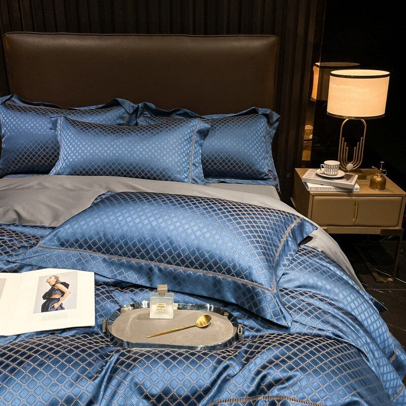 Royale Diamond – Luxury Egyptian Cotton Duvet Cover Set