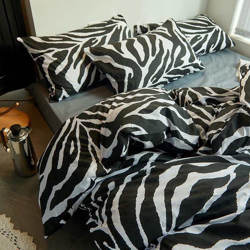 ZebraZen - Luxury Egyptian Cotton Duvet Cover