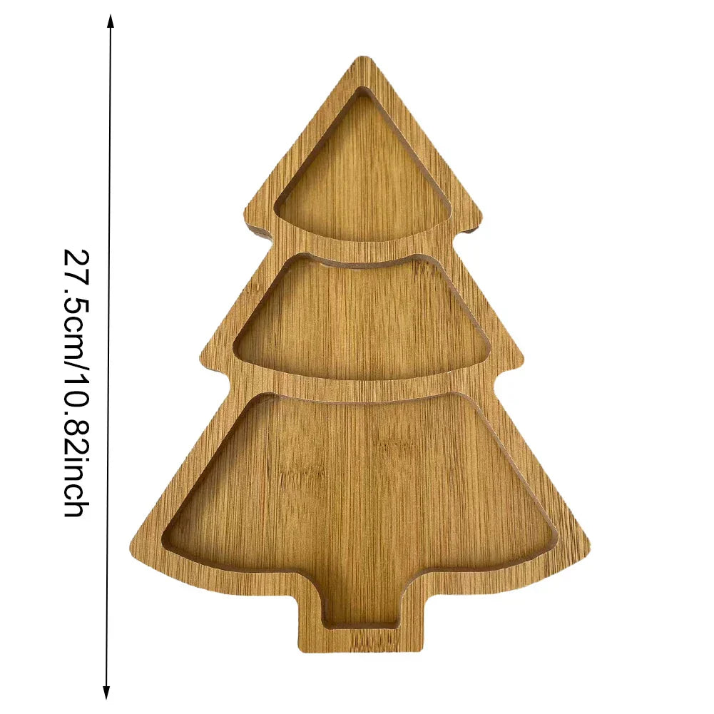 FestiveTree Board - Unique Wooden Serving Board for Holidays