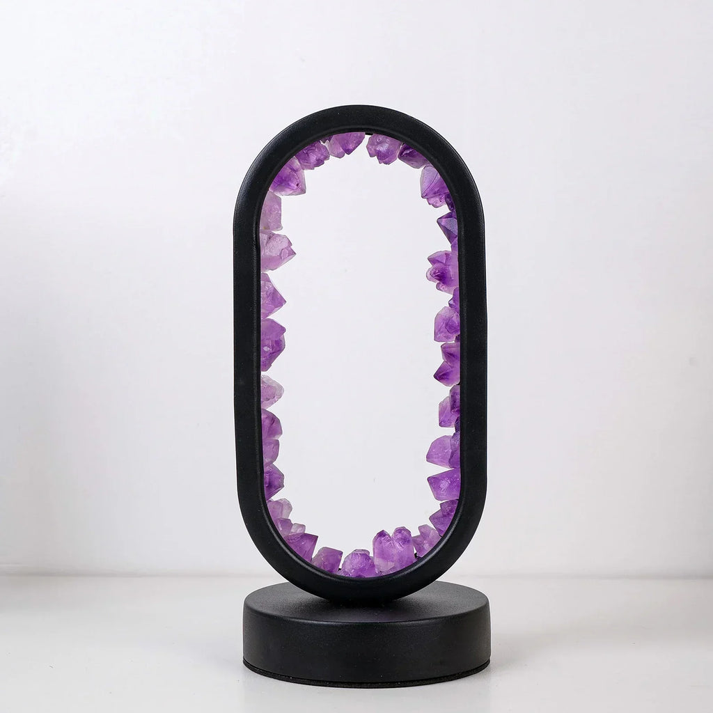 Amethystique – Elegant Natural Crystal Lighting