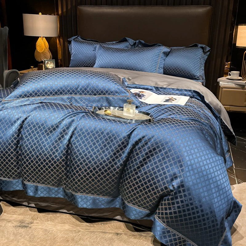 Royale Diamond – Luxury Egyptian Cotton Duvet Cover Set
