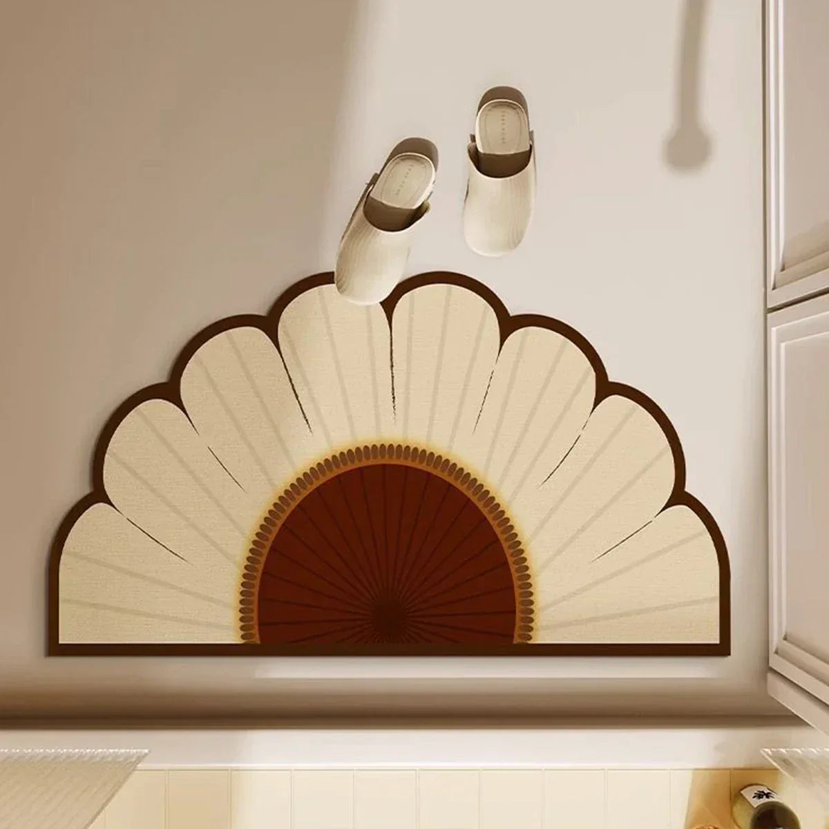 GripBloom - Semi-circular Non-slip Mat for Doors