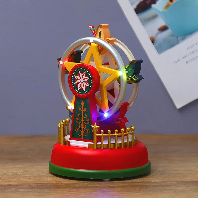 MagicScene Christmas Ferris Wheel - Moving Christmas Decoration with Music