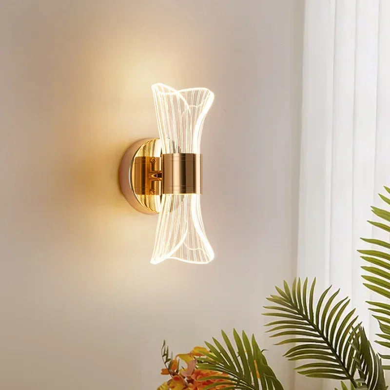 GlowCurve – Elegant LED Wall Lamp for Bedroom and Living Room