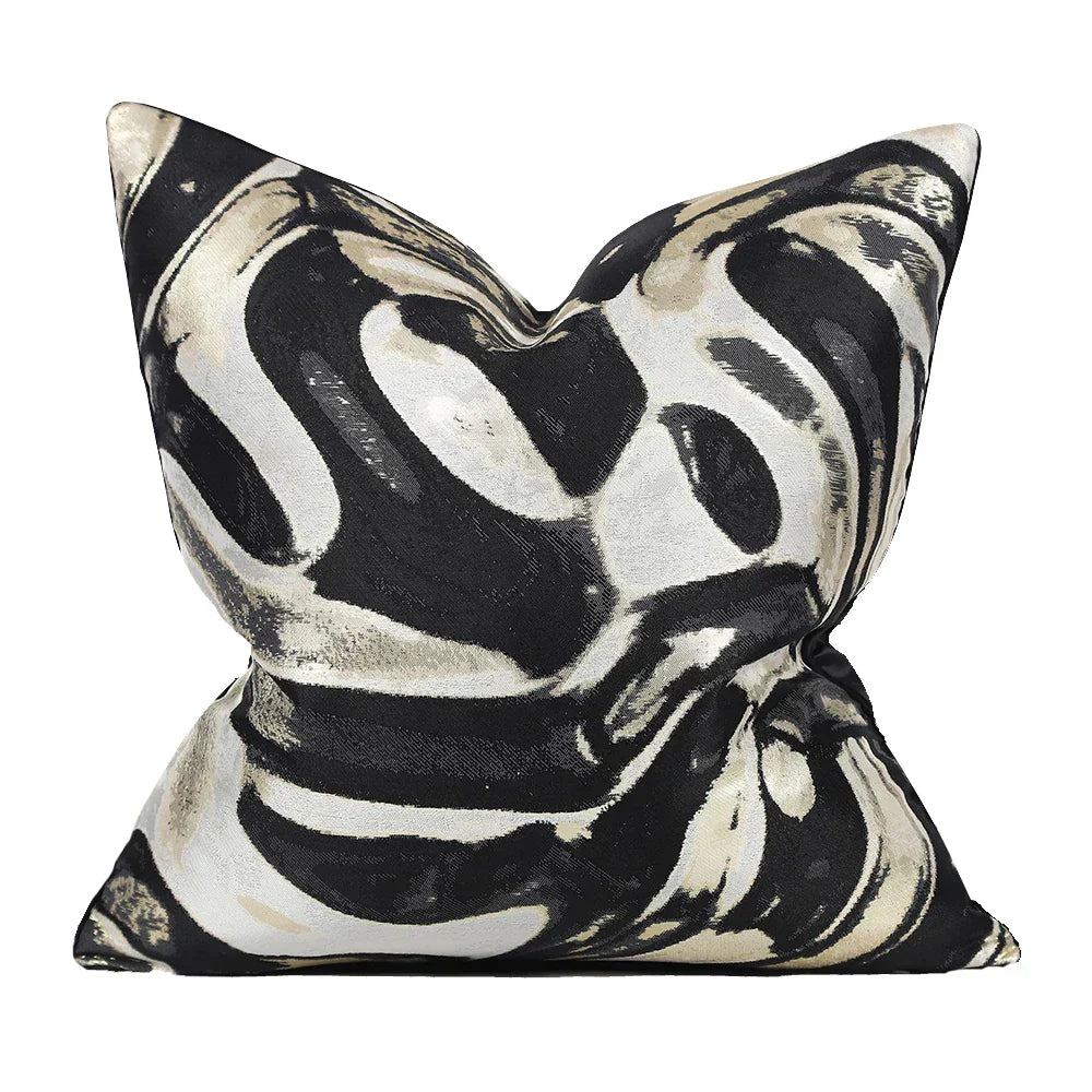 LuminaRest Pillowcase - Luxurious Pillowcase with Abstract Design for Modern Interiors