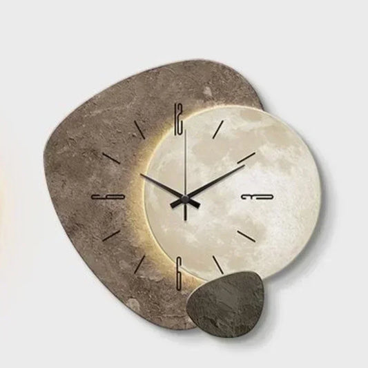 CreamWind Clock – Stylish Modern Wall Clock with LED