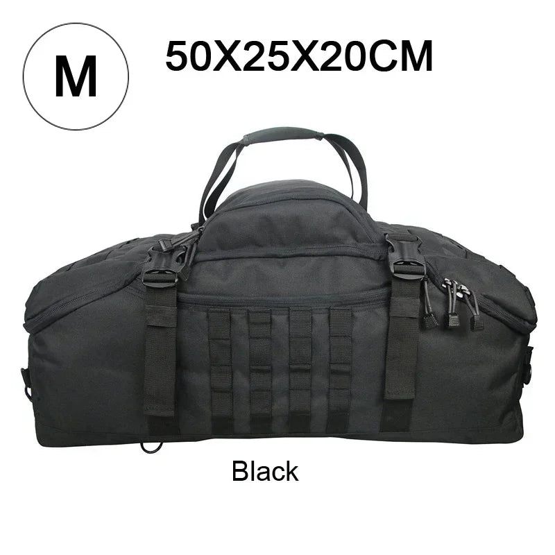 TrailTrek - Rugged Tactical Duffle Bag and Backpack