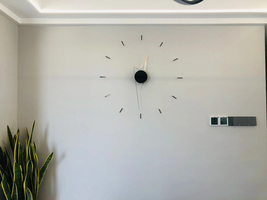 ModernArt Clock - Silent Wall Clock for Minimalism