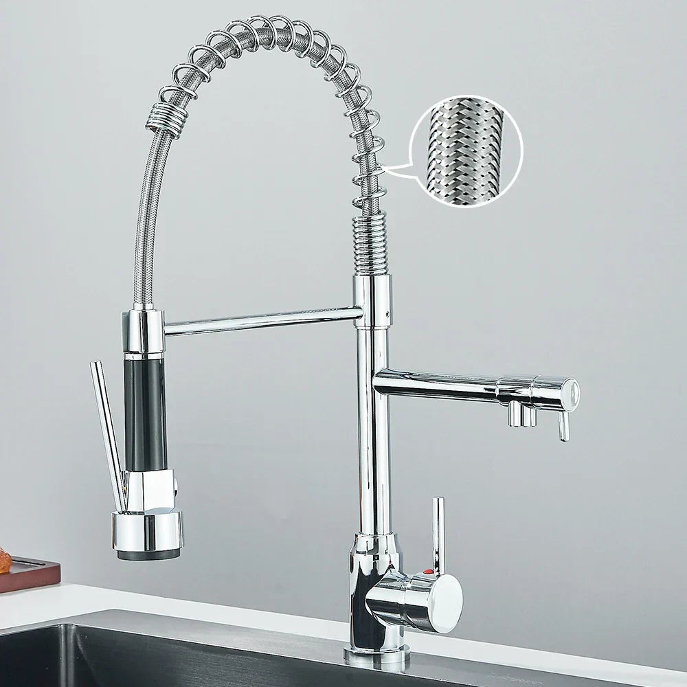 FlexiSpray Faucet - Modern Flexible Kitchen Mixer Tap