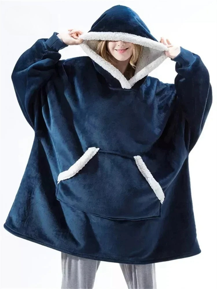 CozyWrap - Luxury Oversized Fleece Hoodie for Ultimate Comfort