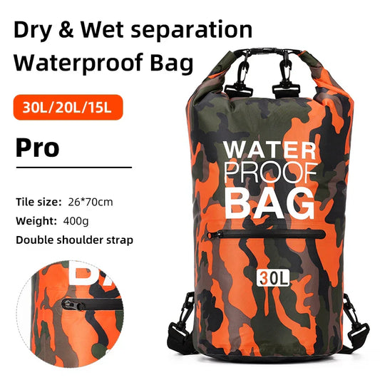AquaVault - Waterproof Backpack with Separate Compartments