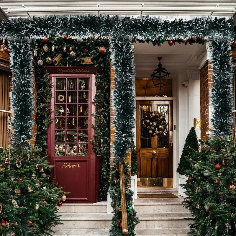 Verdant Christmas Decoration Ribbon - Luxury Green Christmas Decoration Ribbon