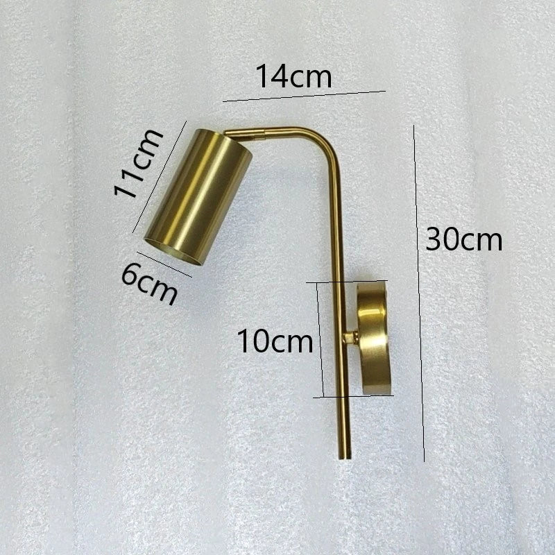 NordicLuxe - Luxury Gold Wall Lamp for the Bedroom