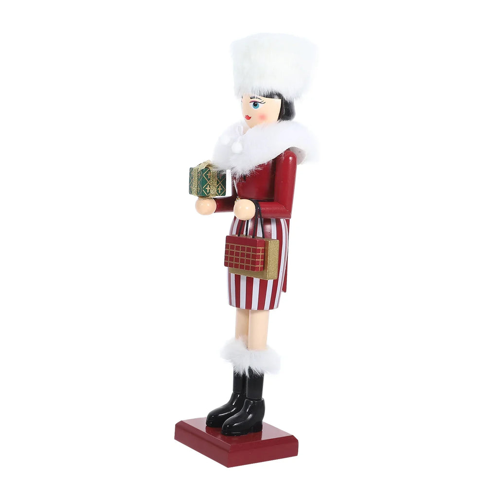 Stylish Wooden Nutcracker - Festive Classic