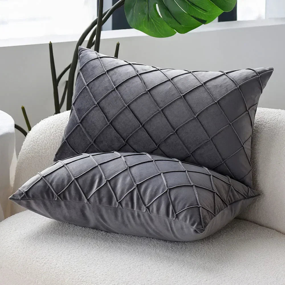 SerenityLounge Cushion Cover - Refined Scandinavian Cushion Cover in Luxurious Velour