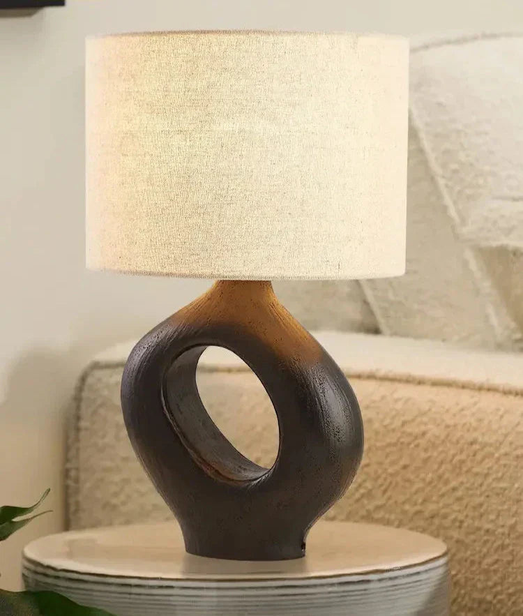 NatureLicht - Elegant Table Lamp with Wabi-Sabi Design