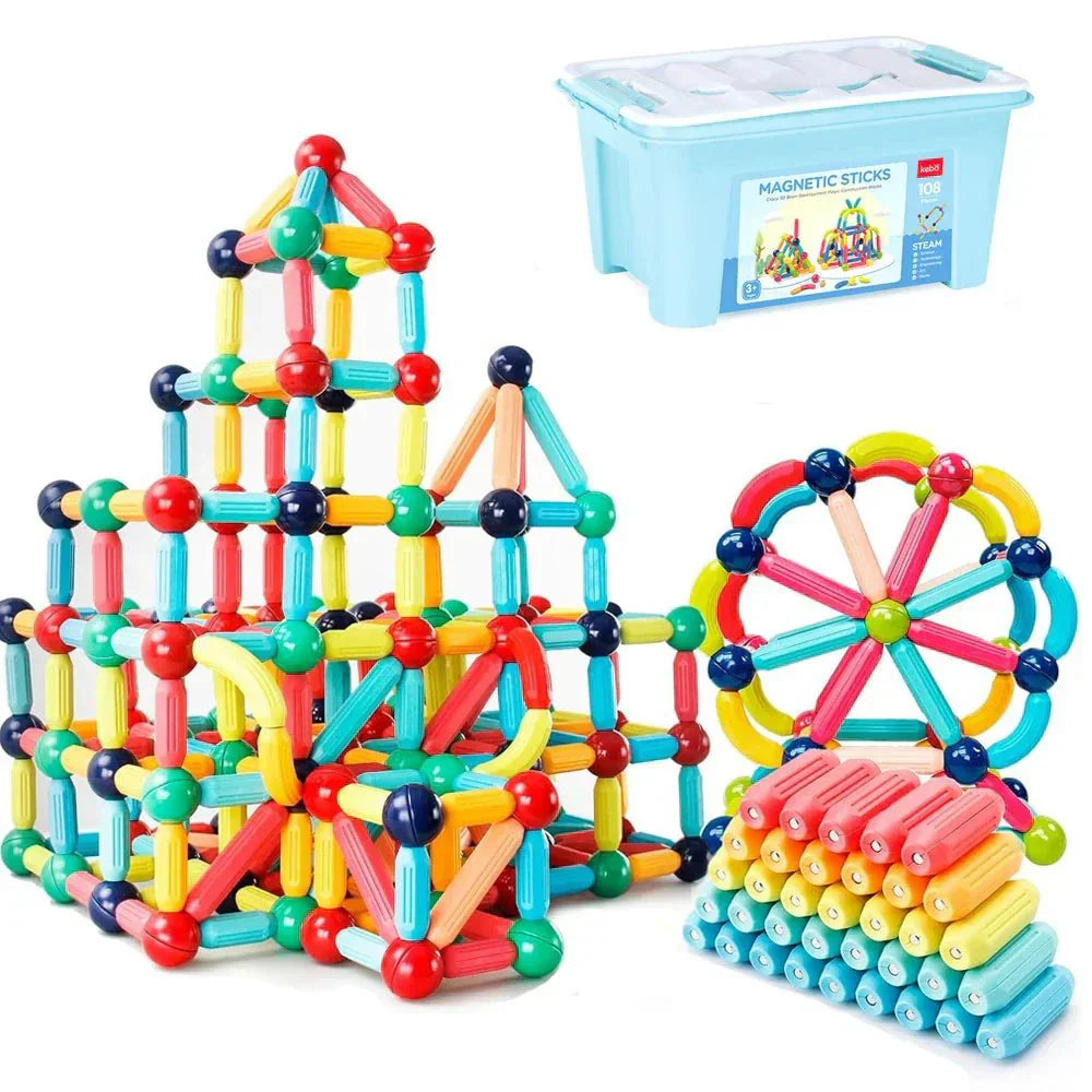 Magneo Blocks - Creative Magnetic Building Set for Kids