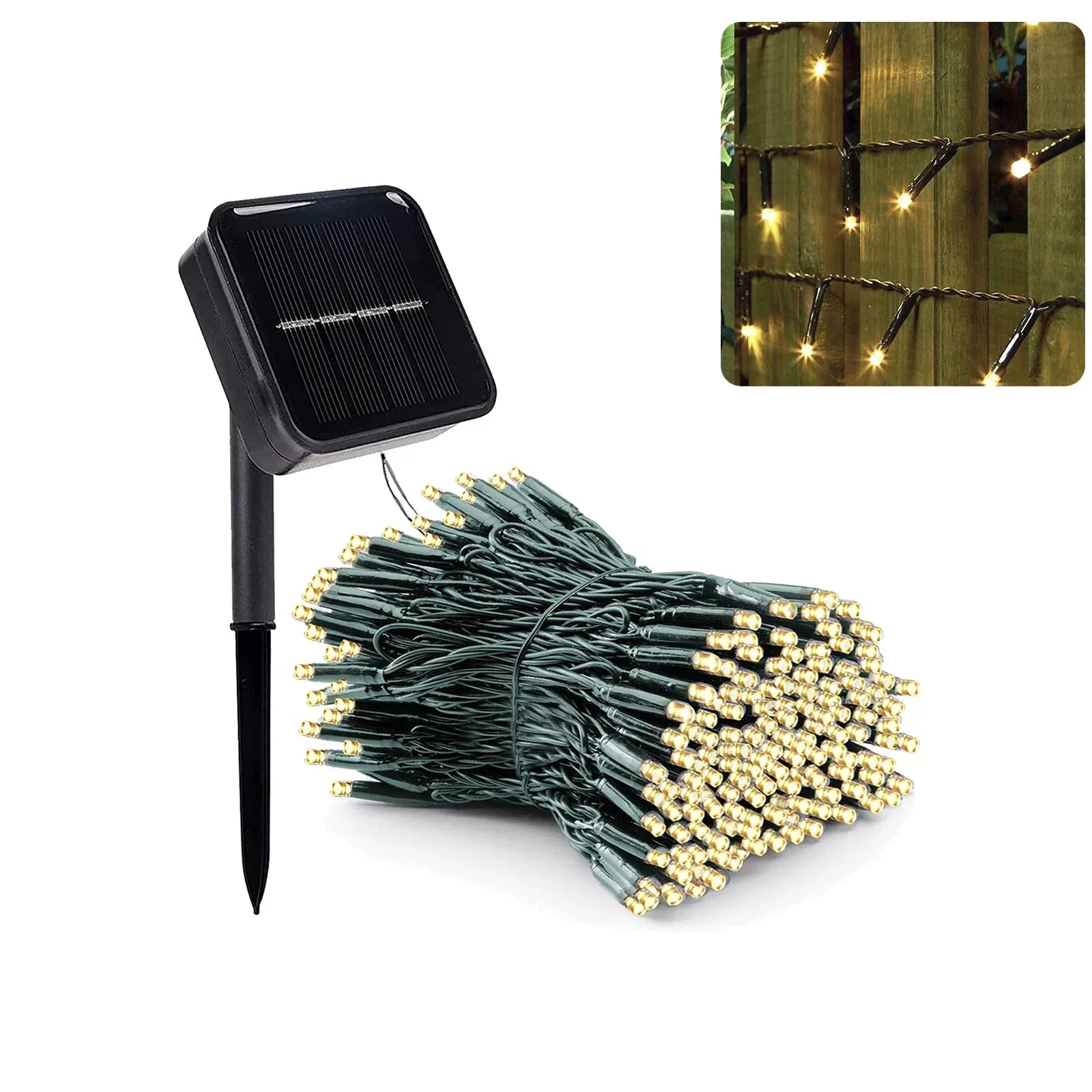 LumièreJoyeuse Christmas lights - Magical Solar LED Outdoor Lighting