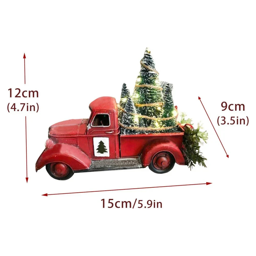 Retro Truck Christmas Ornament - Charming Vintage Christmas Decoration