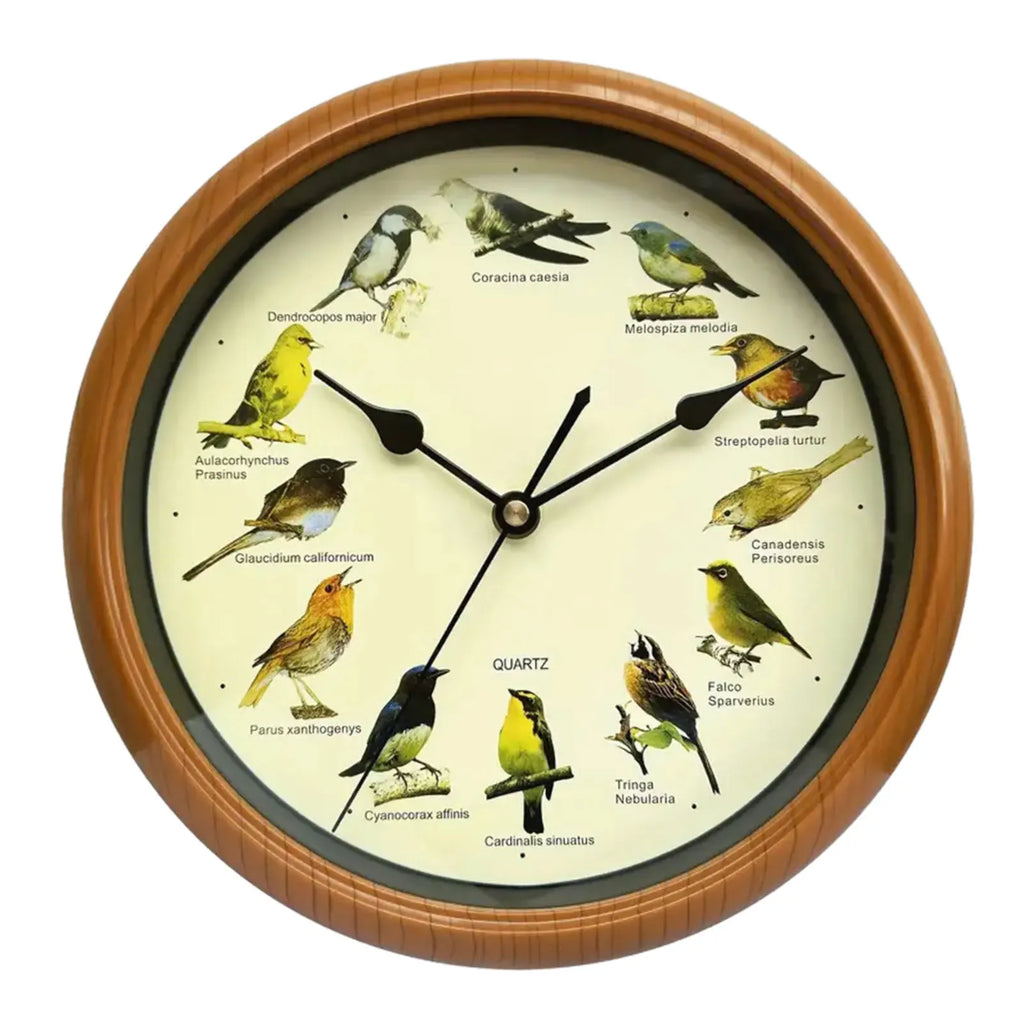 BirdSong Clock – 10 Inch Wall Clock for Stylish Interiors