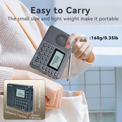 EchoWave - Portable Retro Radio with Powerful Sound