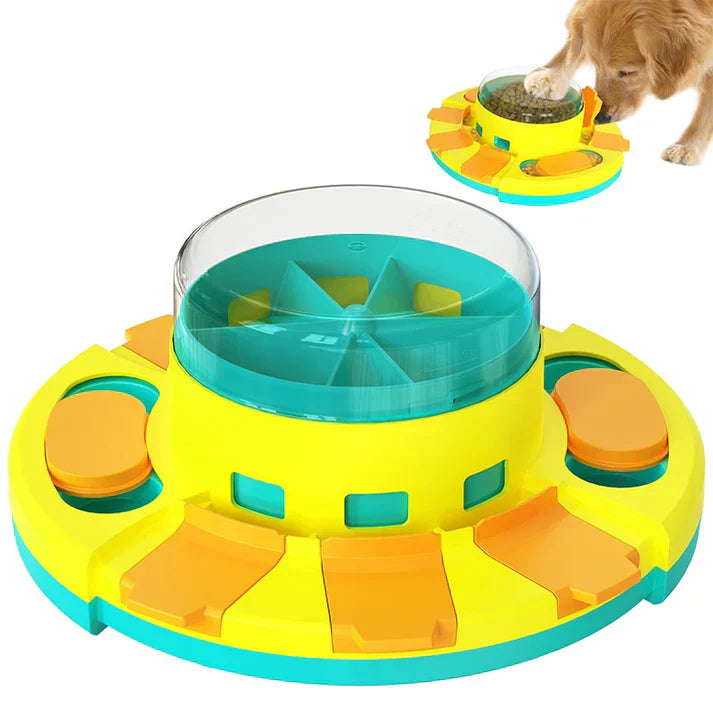 PuzzleFeast Pet Feeder - Interactive Pet Food Puzzle Game
