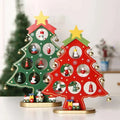 SapinElegant Christmas Decoration - Festive Wooden Mini-Christmas Tree for Your Space