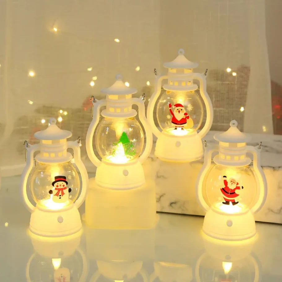 LumiereMagique Christmas Table Lamp - Charming Santa LED Lamp