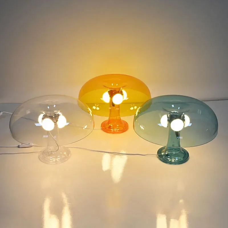 MushroomLight - Scandinavian Table Lamp with Elegant Lighting